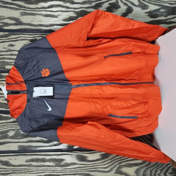 Nike Other - Nike Clemson Tigers Sideline Windbreaker Orange Mens L Football Jacket DH3777